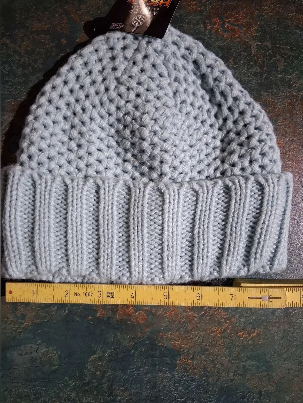 Essentials Turquoise Knit Beanie and Gloves Set